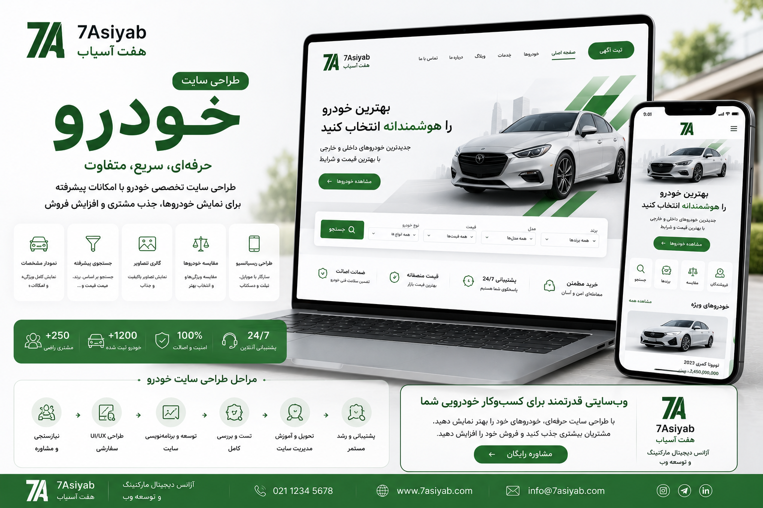 طراحی سایت خودرو